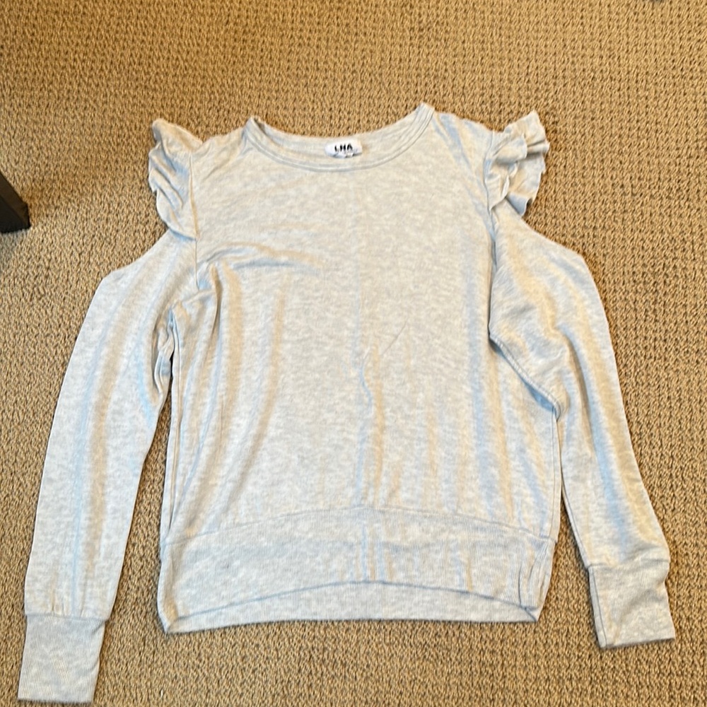 LNA Gray Long Sleeve Shirt / Pullover